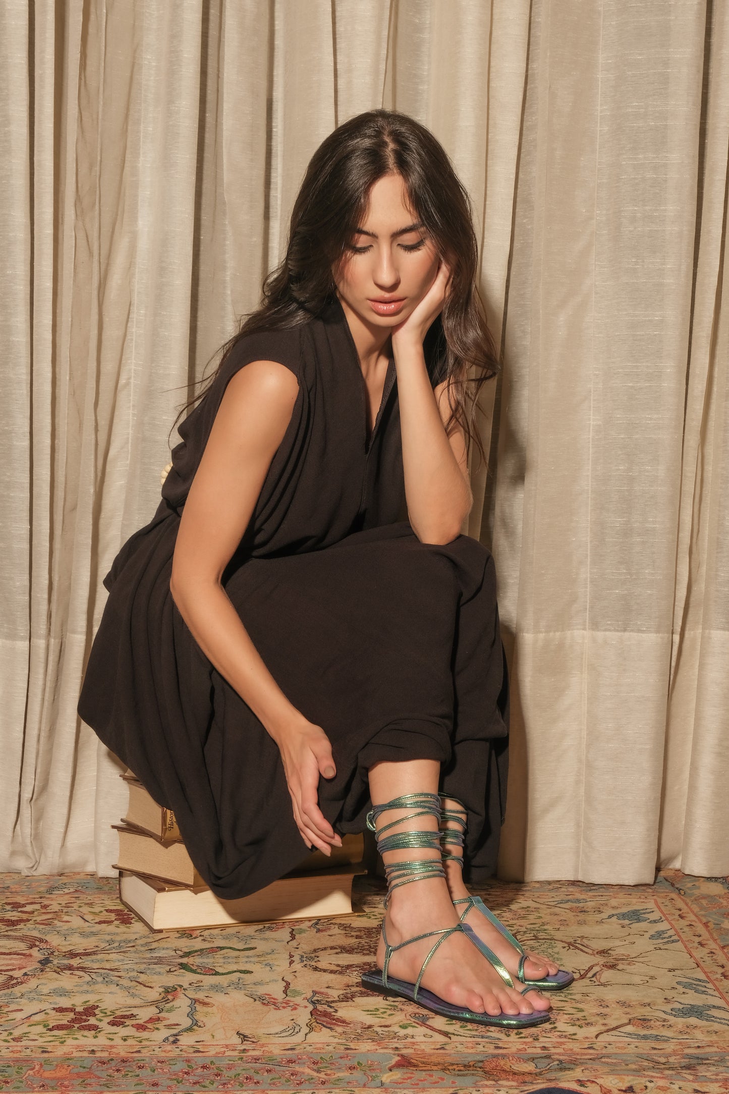 Sandalia Aura Verde